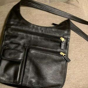 Black Leather JPourse brand purse like new without tags!